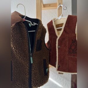 Patagonia & Leather Vest Bundle